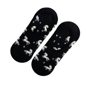 Xhilaration Women Unicorn Low Cut No Show Liner Socks 2 Pack, One Size, NWT
